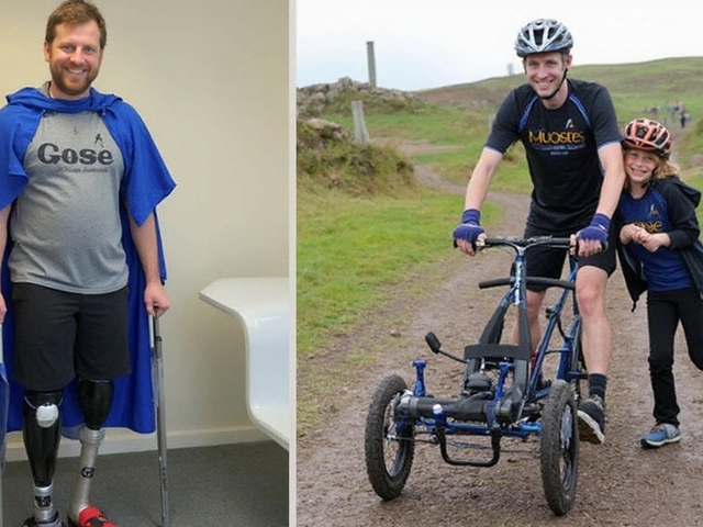 Neil Hopper named one of Britain’s bravest after double leg amputation and return to surgery